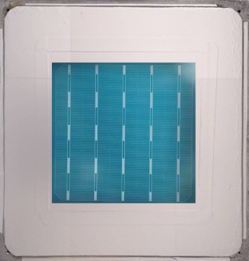 Ink Passing Solar Pv Display , Solar Photovoltaic Screen Front Ag Print Resistance
