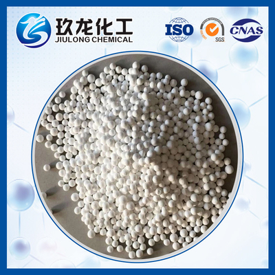 Oil Column Formed Alumina Spheres Carrier White Spherical Shape High Strength